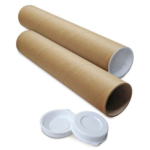 Shipping & Mailing Tubes with Caps Shipping & Mailing Tubes