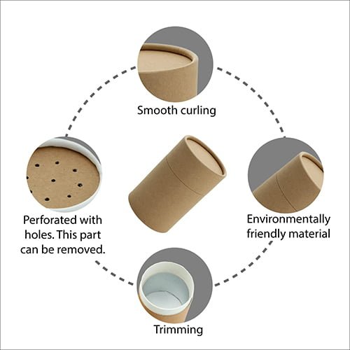 Powder Shaker Round Boxes Powder Shaker Round Boxes