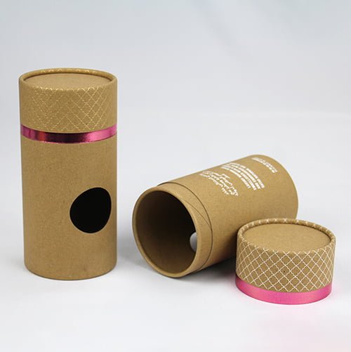 Cardboard-Tube-Box-for-Scarf Scarf & Mufflers Boxes