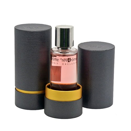Scent Round Box Black Round Boxes For Perfume Packaging