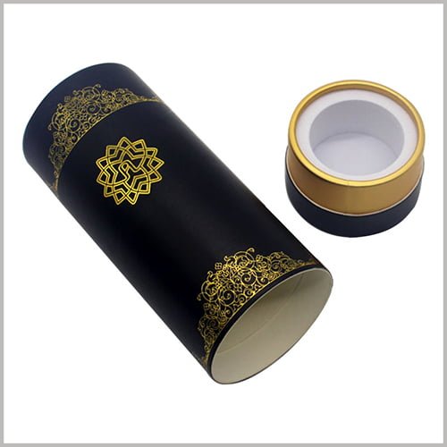 Black Round Boxes For Perfume Packaging Black Round Boxes For Perfume Packaging