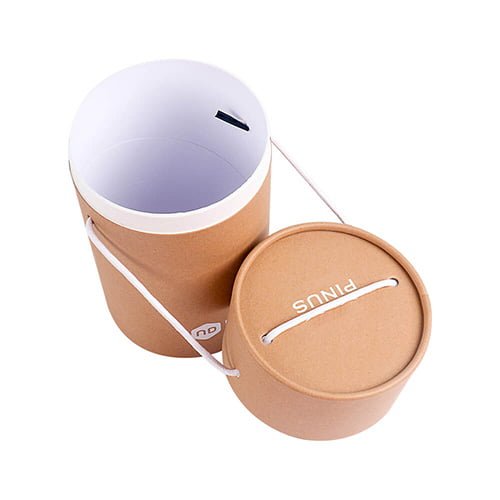custom paper tubes with rope handle