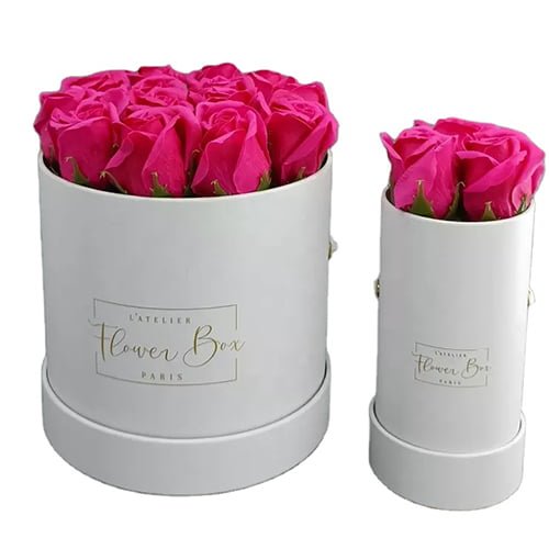 hatbox-style-cardboard-cylinders-for-flower-packaging-2asd hatbox style cardboard cylinders for flower packaging 2asd
