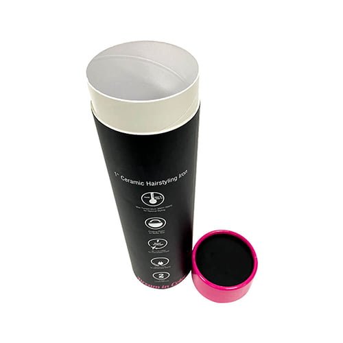 paper-cylinder-packaging-for-hair-styling-irons paper cylinder packaging for hair styling irons